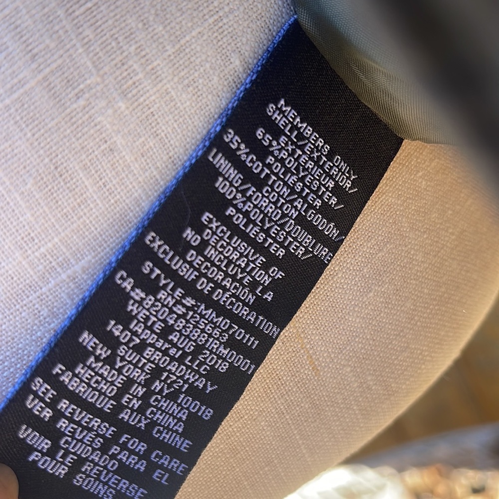 Vintage Members Only Jacket - Picture 8 of 9